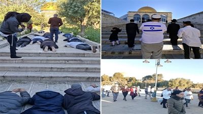عشرات المستوطنين يقتحمون المسجد الأقصى ويؤدون طقوسا تلمودية