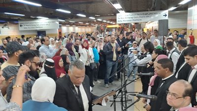 تحت رعاية وزارتي الثقافة والنقل.. عرض مبهر من ذوي الهمم في محطة مترو جمال عبد الناصر
