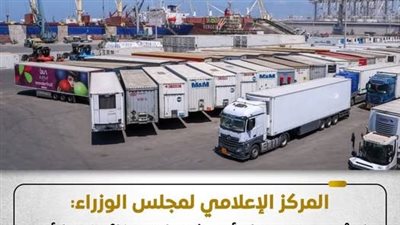 إعلام الوزراء: لا يسمح بدخول أي شحنات غذائية بها مستويات إشعاعية إلى البلاد