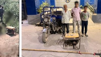 القبض على المتهمين بصيد الأسماك بالصعق الكهربائي في الفيوم