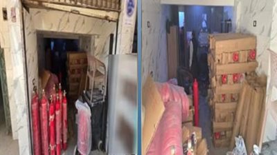 يقلد علامة تجارية.. ضبط مدير مصنع طفايات حريق مجهولة المصدر في القليوبية