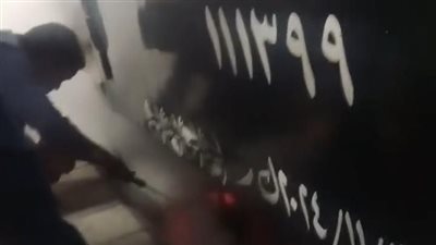 اشتعال حريق بإحدى عجلات قطار 986 بمحطة ملوي