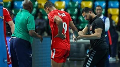 إصابة محمد عسران بجرح قطعي في اليد خلال فوز الأهلي على كاليبي ببطولة إفريقيا للأندية