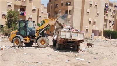 حملات مكثفة للنظافة ورفع الإشغالات وتحسين المظهر الحضاري بمركزي سنورس وطامية بالفيوم 