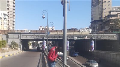 تعزيز منظومة الإضاءة العامة بحي وسط الإسكندرية ضمن خطة تطوير الشوارع والميادين