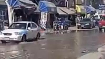 طفح مجاري أمام مدرسة العبور الابتدائية بالكيلو 7 يثير استياء الأهالي قبل الامتحانات