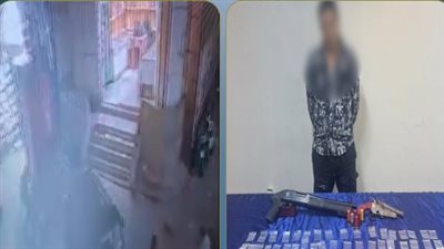 القبض على عنصر جنائي أطلق عيارًا ناريَا لترهيب الأهالي لاعتراضهم على تعاطيه المخدرات ببولاق الدكرور