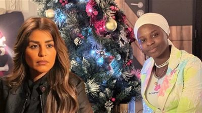 الفنانة منة فضالي وخادمتها المتهمة    