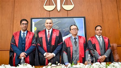 بحضور محافظ الغربية.. حقوق طنطا تمنح الباحث مؤمن نجا درجة الدكتوراه في القانون الدولي العام