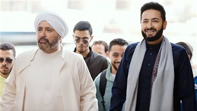 حمادة هلال وأحمد السقا من مسلسل المداح - أرشيفية 