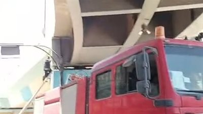بعد بلاغ من فتاة.. الحماية المدنية تنقذ قطة معلقة أعلى كوبري نجع حمادي في قنا