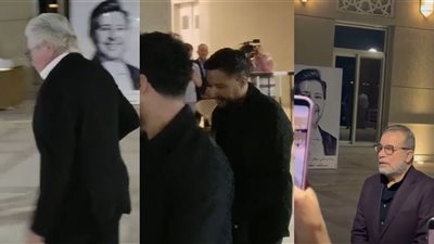 أبرزهم حسين فهمي وحماقي وشريف منير.. توافد عدد كبير من نجوم الفن على عزاء هاني شاكر
