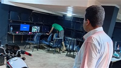 حملات في المنوفية على محلات السيبر