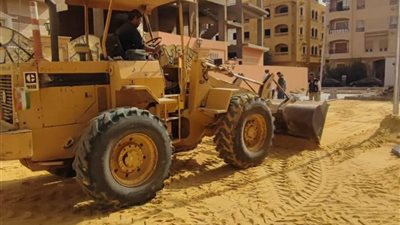 جهاز الشروق يبدأ إنشاء ساحات انتظار جديدة بشارع الحرية والإسكان العائلي