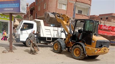حملات مكثفة للنظافة ورفع الإشغالات وتحسين المظهر الحضاري بمركزي سنورس ويوسف الصديق بالفيوم 