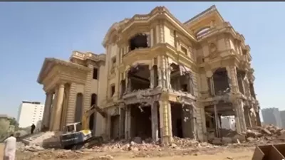 الري عن هدم قصر أكمل قرطام على النيل: بسبب تعديات على 14 ألف متر وردم داخل المجرى المائي