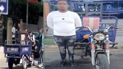 ضبط عاطل اصطدم برجل مرور حال استيقافه لقيادته تروسيكل بدون لوحات في الإسكندرية