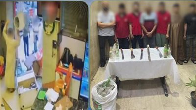 القبض على 7 أشخاص لتورطهم في مشاجرة مطعم الشيخ وائل بحلوان