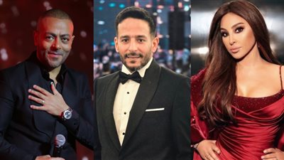 إليسا والشاعر أحمد المالكي وتامر عاشور
