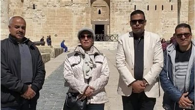 وزيرة البيئة تزور قلعة قايتباي بالإسكندرية (صور)