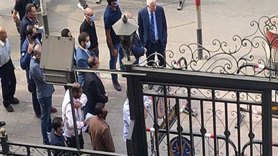 مرتضى منصور يصل مجلس الدولة لحضور جلسة طعنه على قرار 