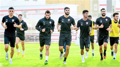 لاعبو الزمالك يخضعون لتدريبات بدنية بمجمع صالات أشرف صبحي