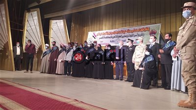 جمعية المحاربين القدماء تكرم أسر الشهداء ومصابي العمليات الحربية بالأقصر (فيديو)
