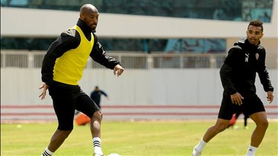 محمود شيكابالا يشارك في مران الزمالك الجماعي