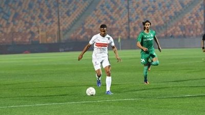 الجهاز الفني بالزمالك يُشيد بمستوى الجزيري مع تونس