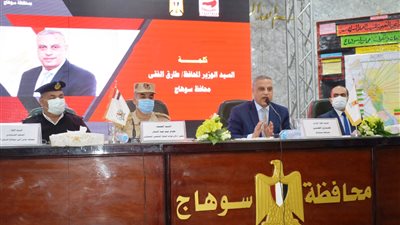محافظ سوهاج يشهد بدء فعاليات التدريب العملي المشترك 