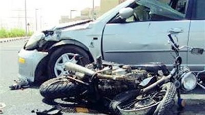 إصابة 4 أشخاص في تصادم ملاكي بدراجة نارية بالمنيا