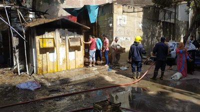 دون خسائر بشرية.. السيطرة على حريق بكشك في القناطر 