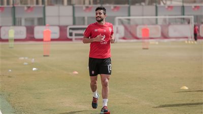 راحة سلبية لأيمن أشرف من مران الأهلي اليوم قبل مواجهة إنبي 
