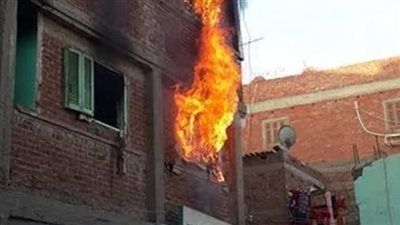 تصدع 3 منازل إثر انفجار أسطوانة بوتاجاز بالمنيا