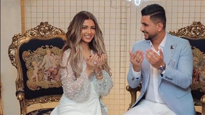 علي غزلان يعلن خطبته من فرح شعبان ملكة جمال مصر السابقة