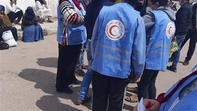 الهلال الأحمر بالإسماعيلية يستعد لاستقبال مصابي غزة
