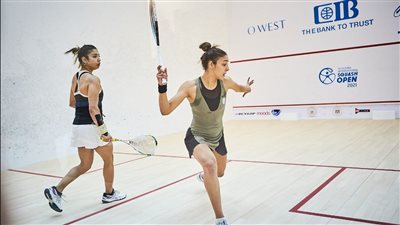 هانيا الحمامي تتأهل لربع نهائي بطولة الجونة الدولية للإسكواش