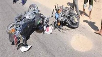 إصابة 4 أشخاص إثر حادث تصادم بطريق فرعي في سوهاج   