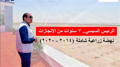 إنجازات الرئيس السيسي في 7 سنوات.. مشروعات تنموية ونجاحات عالمية (إنفوجراف وفيديو)