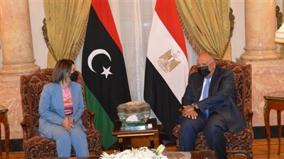 سامح شكري يستقبل وزيرة خارجية ليبيا بقصر التحرير لبحث العملية السياسية وإجراء الانتخابات (صور) 