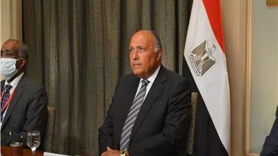 لقاءات مكثفة لوزير الخارجية في نيويورك لدعم موقف مصر في أزمة سد النهضة