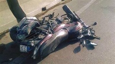إصابة شخصين في حادث انقلاب دراجة نارية بالمنيا