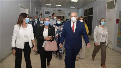 رئيس جامعة القاهرة يفتتح وحدة أمراض القلب بمستشفى أبو الريش الياباني (صور)
