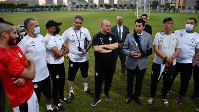 قبل السفر إلى طوكيو.. وزير الرياضة يدعم المنتخب الأولمبي 