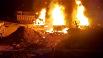 إصابة مسنين في انفجار أسطوانة بوتاجاز بالشرابية وانهيار جزئي للعقار 