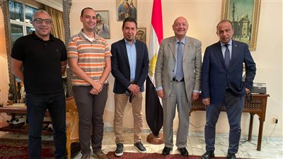 محمد بركات يشكر سفير مصر في الكاميرون 