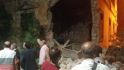 انهيار منزل بـ الإسماعيلية مكون من طوابق عدة دون إصابات | صورة