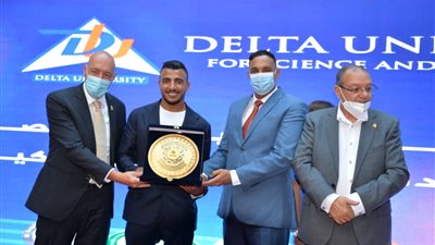 جامعة الدلتا تكرم أبطال طوكيو 2020