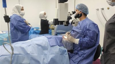 بدء التشغيل الفعلي لمستشفى طب وجراحة العيون بالمجمع الطبي الدولي بالأقصر 