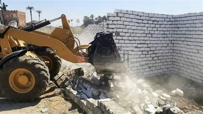إزالة 171 حالة تعدٍ على أملاك الدولة والأراضي الزراعية بسوهاج